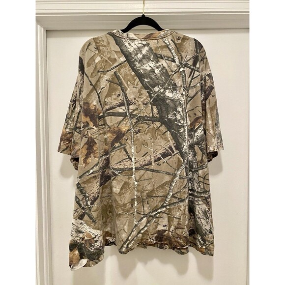 Vtg Faded Camo Shirt Mens 3XL Camouflage Hunting 90s Y2K Streetwear Baggy Plus - Picture 2 of 5